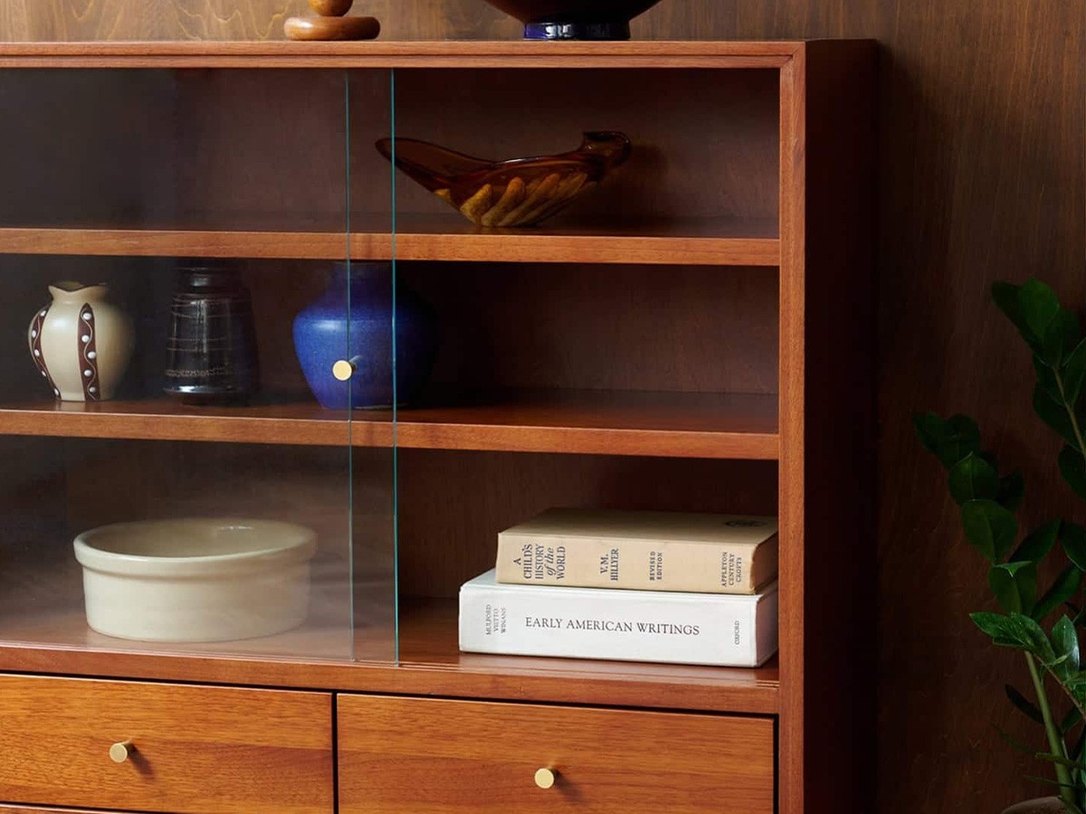 ACME Furniture BROOKS SMALL STACKING GLASS SHELF + SMALL SERVER / アクメファニチャー ブルックス スモール スタッキングガラスシェルフ + スモール サーバー （収納家具 > キャビネット） 5