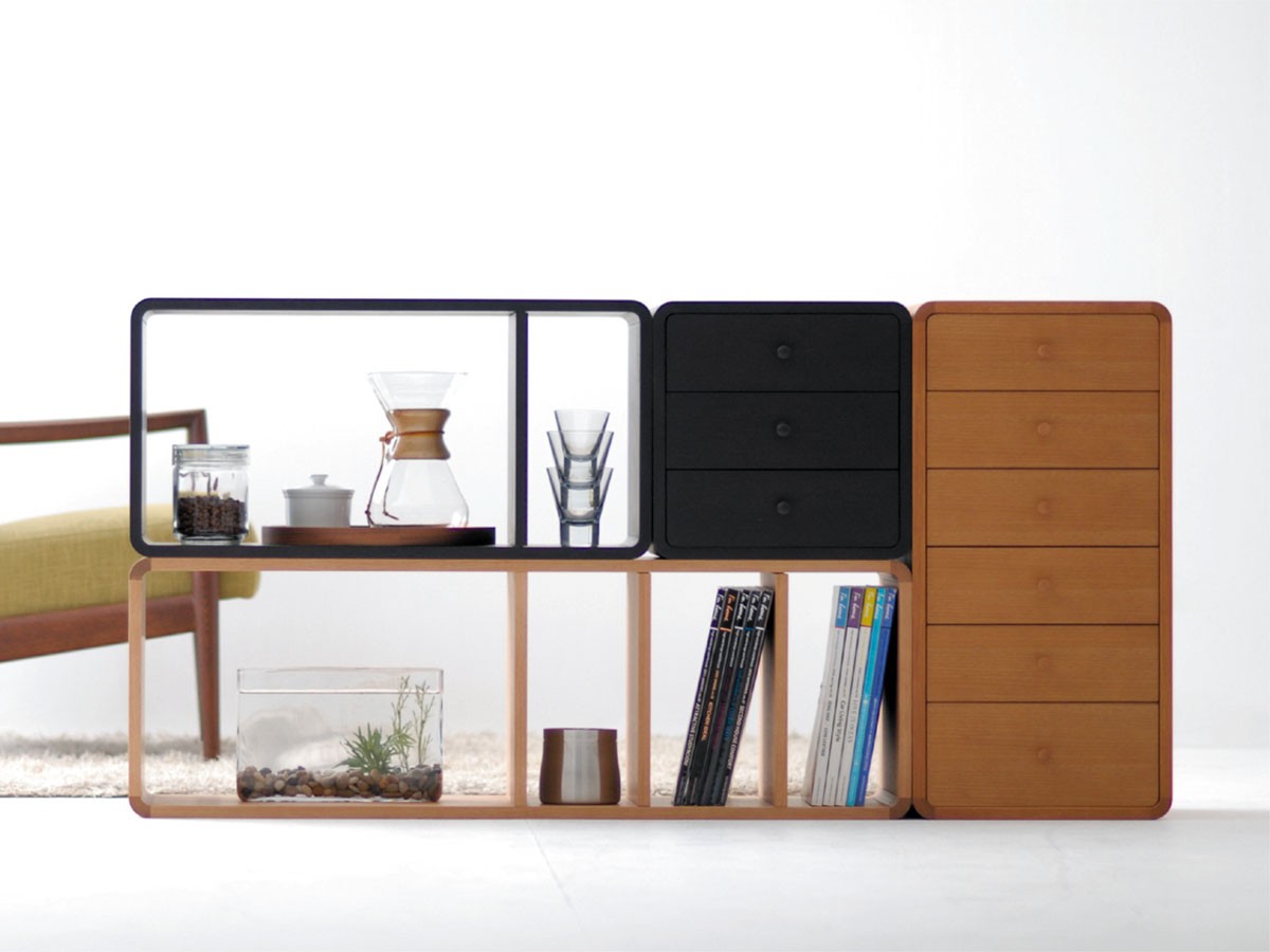 日進木工 ac-cent BRICK BLOCK / にっしんもっこう アクセント ブリックブロック チェスト大 （収納家具 > チェスト・箪笥） 3