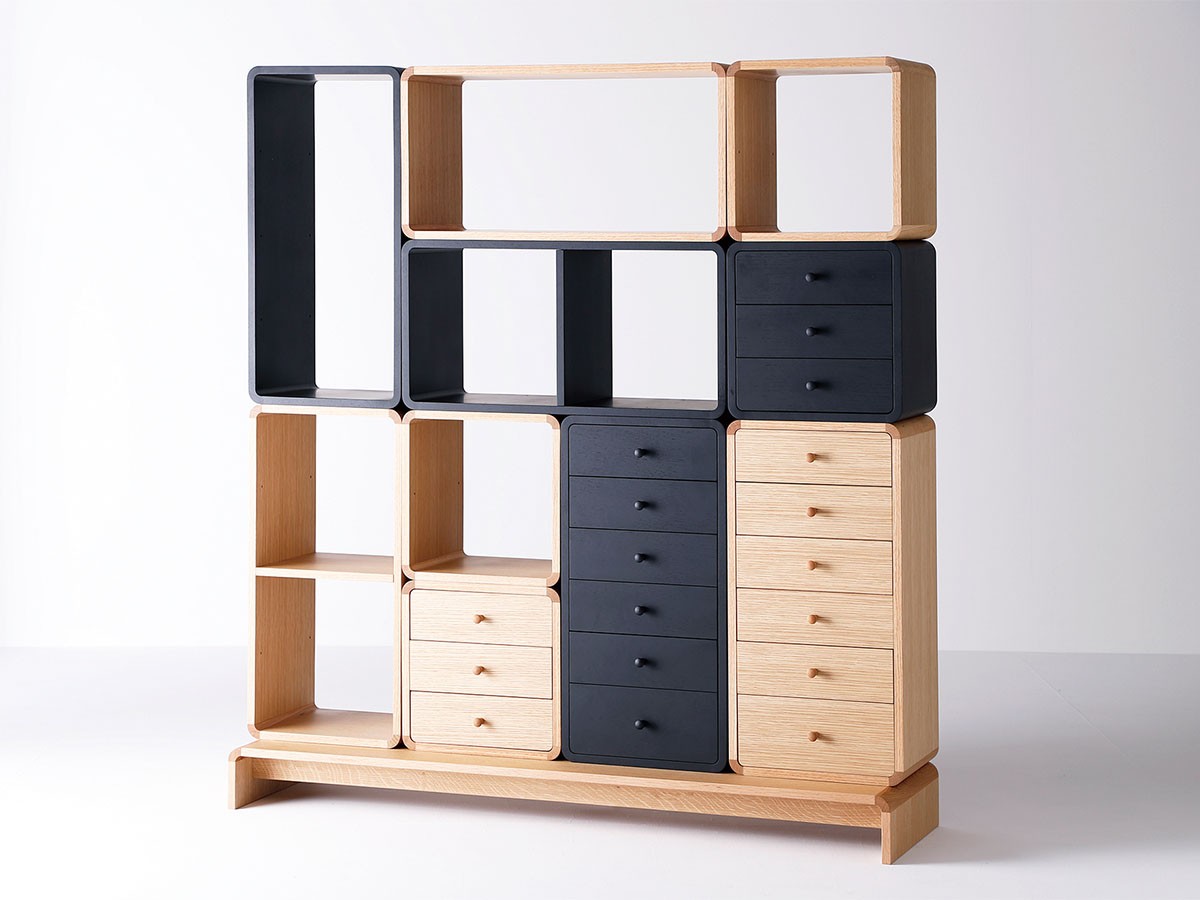 日進木工 ac-cent BRICK BLOCK / にっしんもっこう アクセント ブリックブロック チェスト大 （収納家具 > チェスト・箪笥） 8