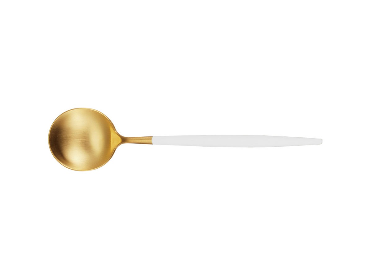 Cutipol GOA Table Spoon / クチポール ゴア テーブルスプーン（ホワイト × ゴールド） （食器・テーブルウェア > カトラリー） 2