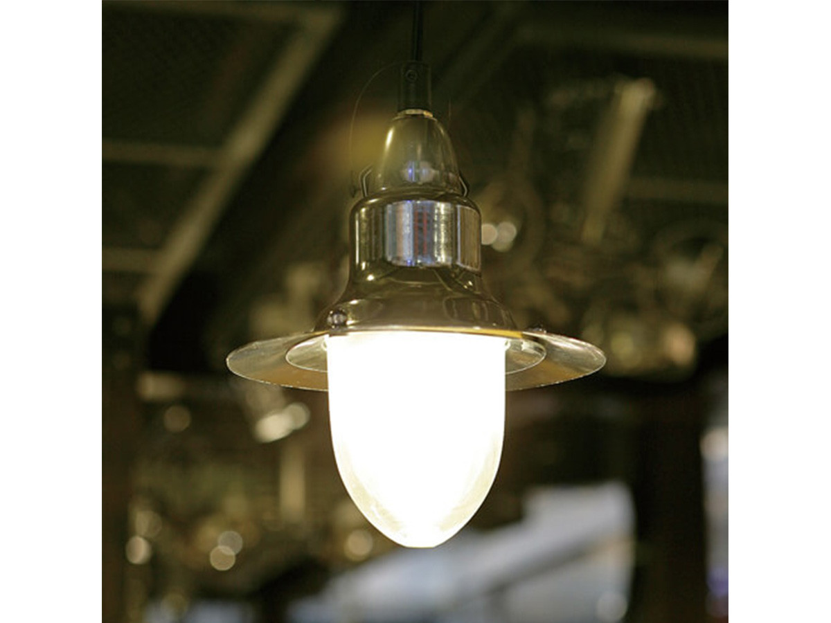 DULTON Aluminum pendant lamp with glass cover / ダルトン アルミ