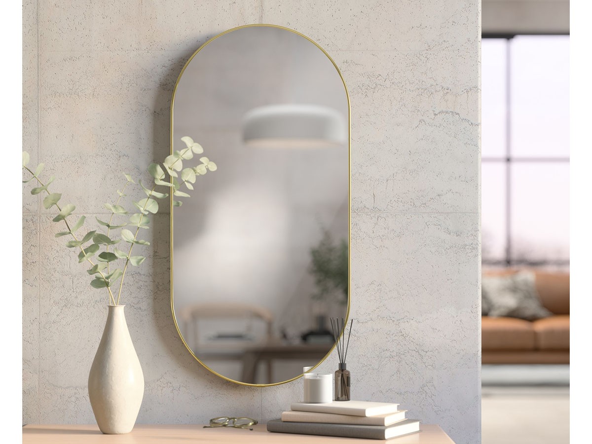 Umbra Hubba Pill Mirror / アンブラ フーバ ピル ミラー 91 × 45cm （ミラー・ドレッサー > 壁掛けミラー・壁掛け鏡） 4