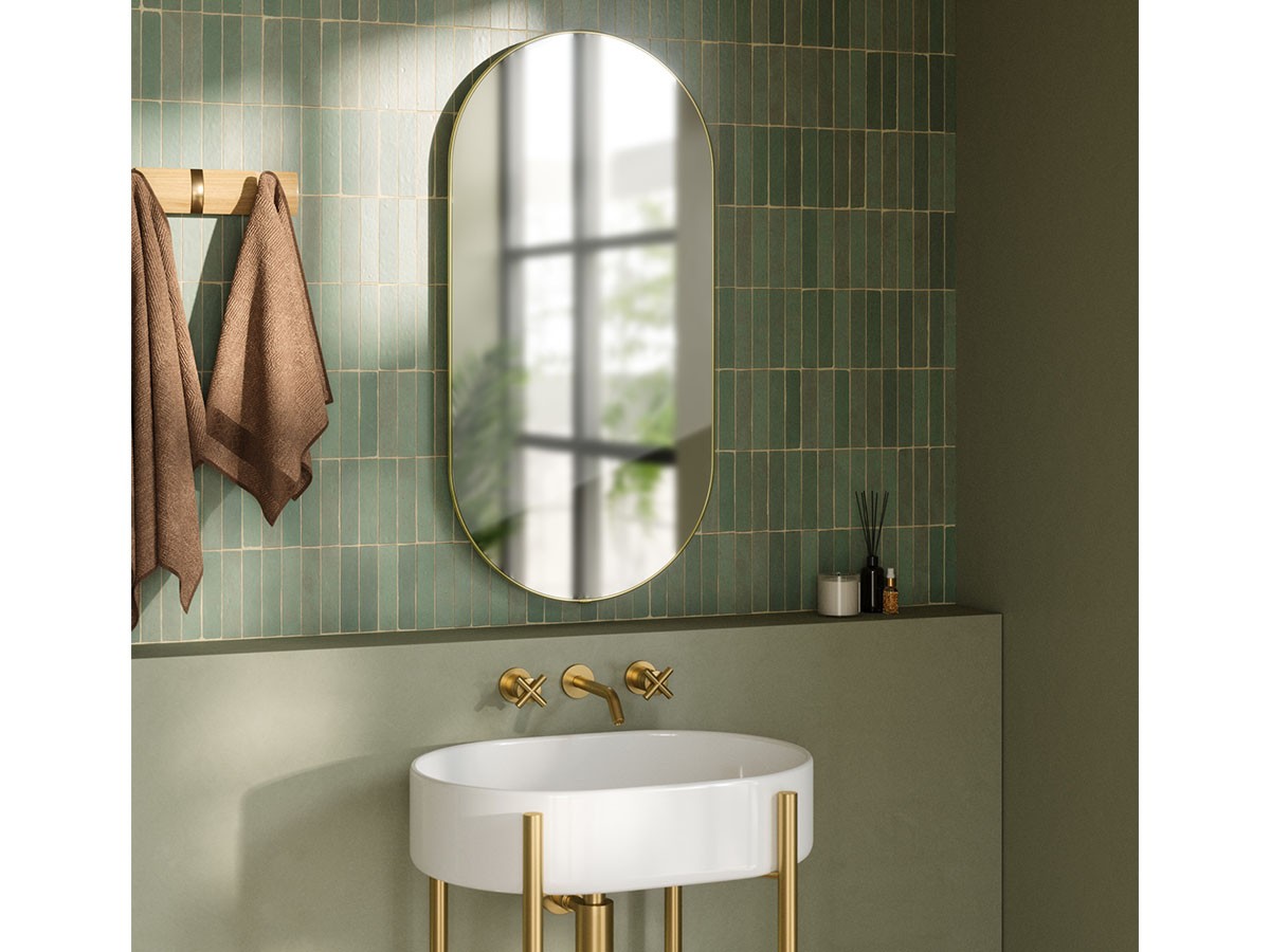 Umbra Hubba Pill Mirror / アンブラ フーバ ピル ミラー 91 × 45cm （ミラー・ドレッサー > 壁掛けミラー・壁掛け鏡） 5