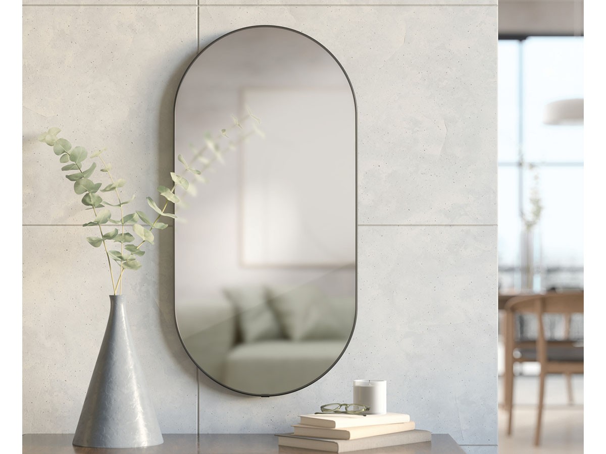 Umbra Hubba Pill Mirror / アンブラ フーバ ピル ミラー 91 × 45cm （ミラー・ドレッサー > 壁掛けミラー・壁掛け鏡） 6