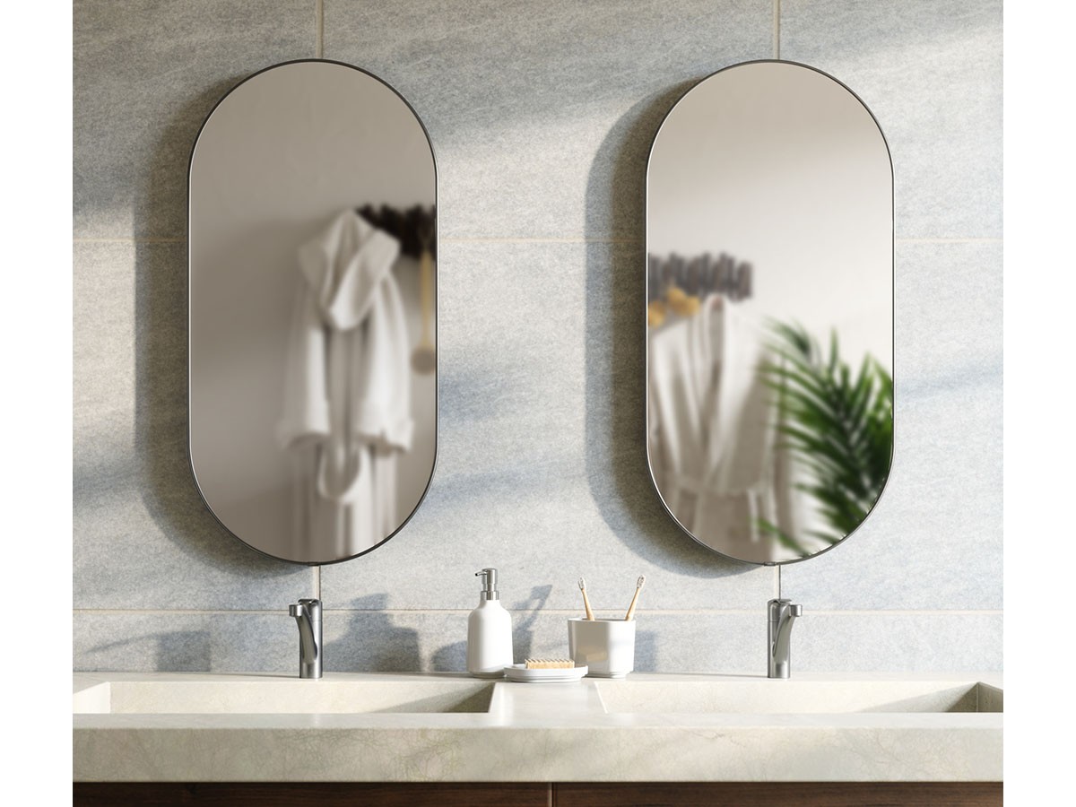 Umbra Hubba Pill Mirror / アンブラ フーバ ピル ミラー 91 × 45cm （ミラー・ドレッサー > 壁掛けミラー・壁掛け鏡） 7