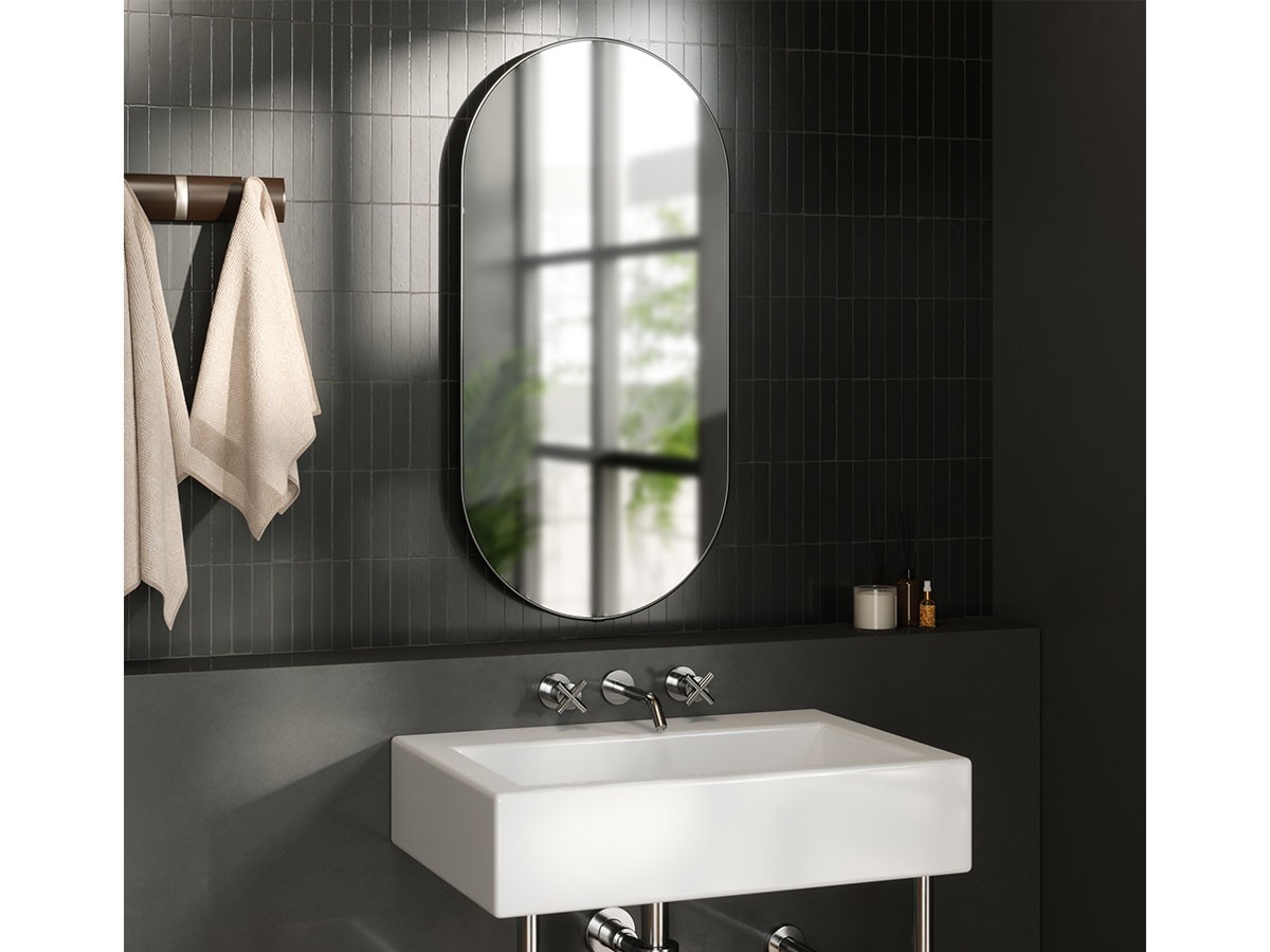 Umbra Hubba Pill Mirror / アンブラ フーバ ピル ミラー 91 × 45cm （ミラー・ドレッサー > 壁掛けミラー・壁掛け鏡） 8