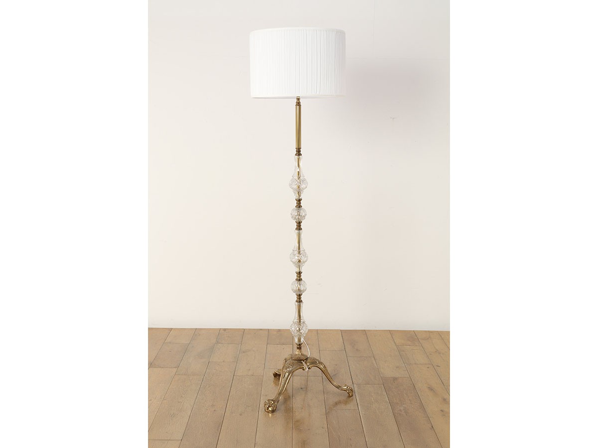 フロアランプ　医療灯　アンティーク Lloyd's Antiques Real Antique Glass Floor Lamp / ロイズ