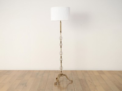 ロイズアンティーク　IDLスタンドライト Lloyd's Antiques Lloyd's Antiques Real Antique Floor Lamp With Table / ロイズ