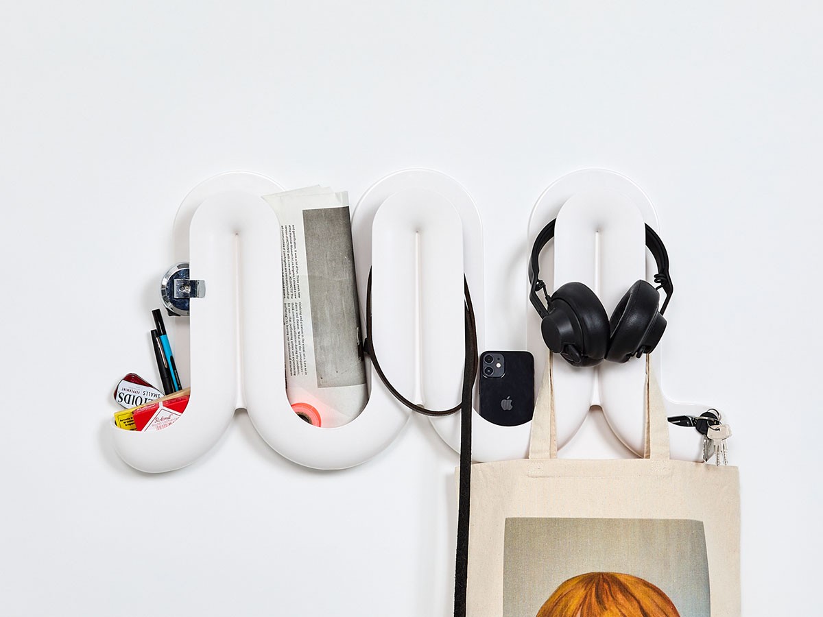 N*a様 【新品未使用】Heller ヘラー Swell コートラック ホワイト Swell Wall Catchall by Anna Dawson – Sculptural Organizer & Hanger