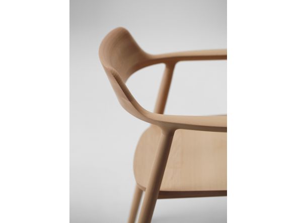 HIROSHIMA Arm Chair / ヒロシマ アームチェア 板座（ビーチ） （チェア・椅子 > ダイニングチェア） 7