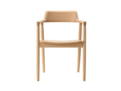 HIROSHIMA Arm Chair / ヒロシマ アームチェア 板座（ビーチ