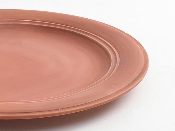 MISHIM POTTERY CREATION StiLL round plate L / ミシンポタリークリエイション スティル ラウンドプレート L（薄緋） （食器・テーブルウェア > 皿・プレート） 16