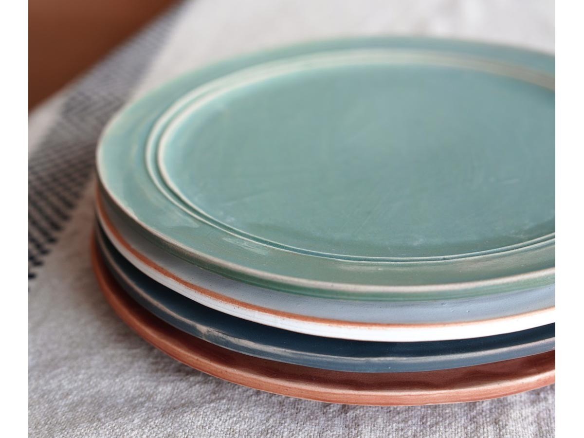 MISHIM POTTERY CREATION StiLL round plate L / ミシンポタリークリエイション スティル ラウンドプレート L（薄緋） （食器・テーブルウェア > 皿・プレート） 23