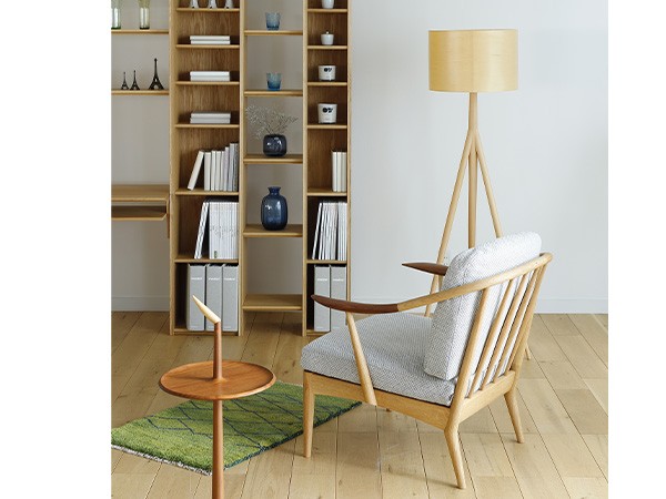 日進木工 ac-cent FLOOR LAMP / にっしんもっこう アクセント フロアランプ ブナ × ハードメープル （ライト・照明 > フロアライト・フロアスタンド） 4