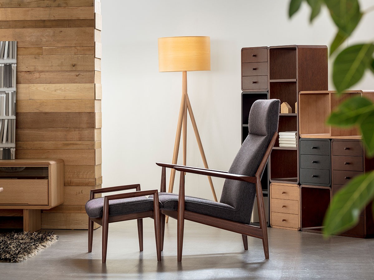 日進木工 ac-cent FLOOR LAMP / にっしんもっこう アクセント フロアランプ ブナ × ハードメープル （ライト・照明 > フロアライト・フロアスタンド） 3