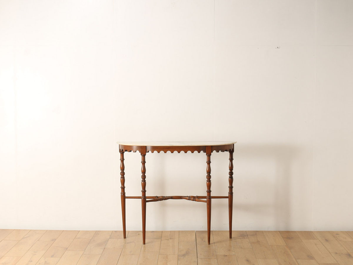 Lloyd's Antiques Real Antique Marble Top Console Table / ロイズ 