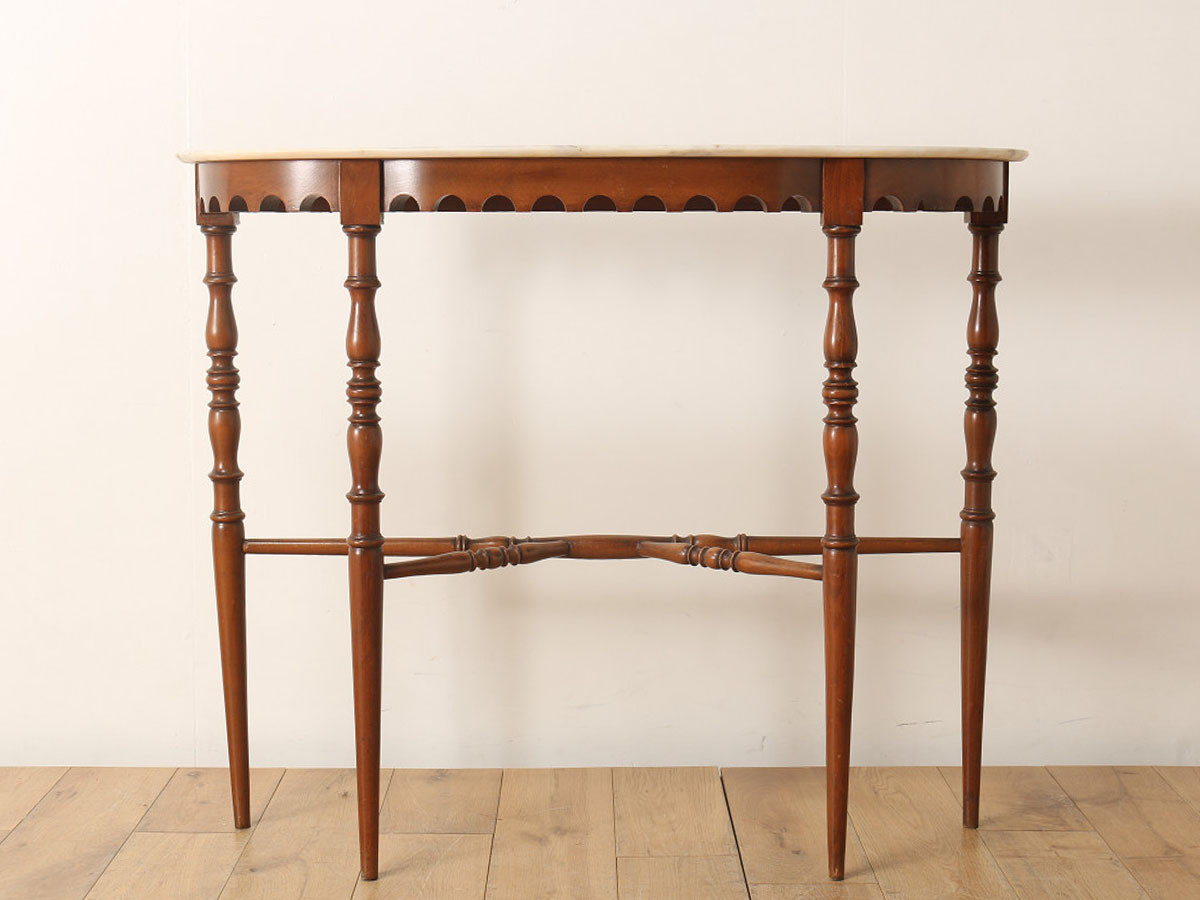 Lloyd's Antiques Real Antique Marble Top Console Table / ロイズ 