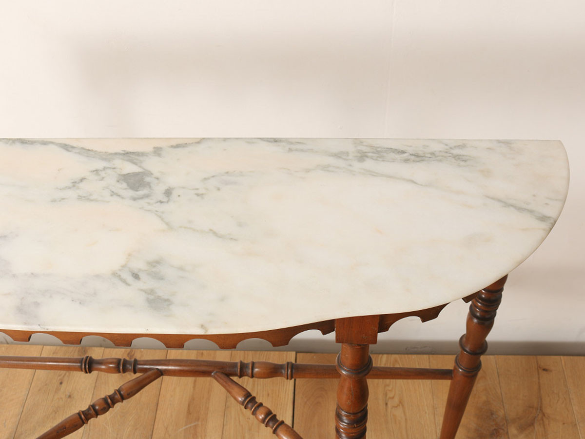 Lloyd's Antiques Real Antique Marble Top Console Table / ロイズ