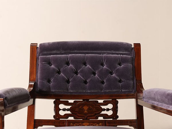 Lloyd's Antiques Real Antique 
Ladies Chair / ロイズ・アンティークス イギリスアンティーク家具
レディース チェア （チェア・椅子 > ラウンジチェア） 5