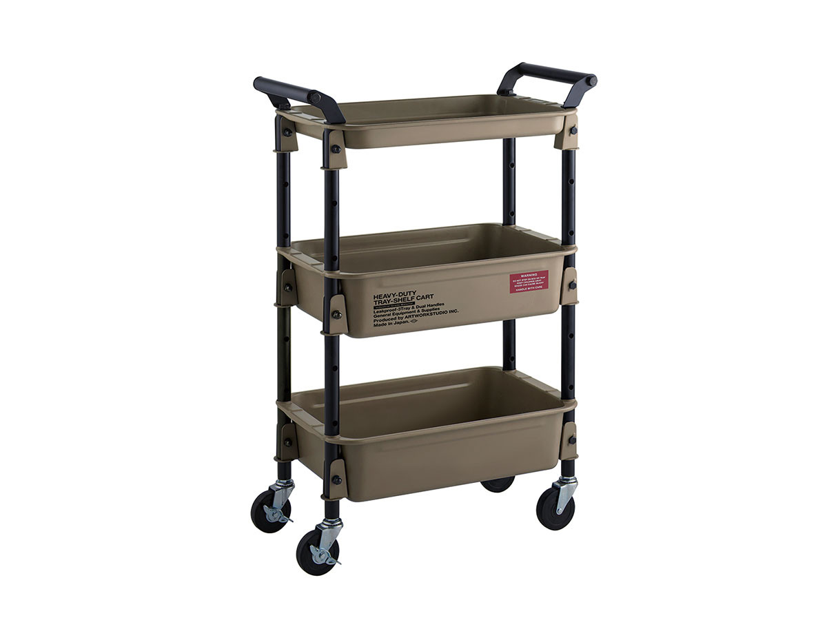 HEAVY-DUTY tray-shelf cart 3