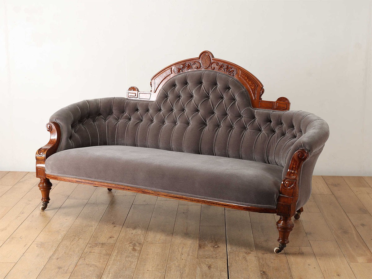 Lloyd's Antiques Real Antique Victorian Settee / ロイズ・アンティークス 英国アンティーク家具  ヴィクトリアンセティ - インテリア・家具通販【FLYMEe】