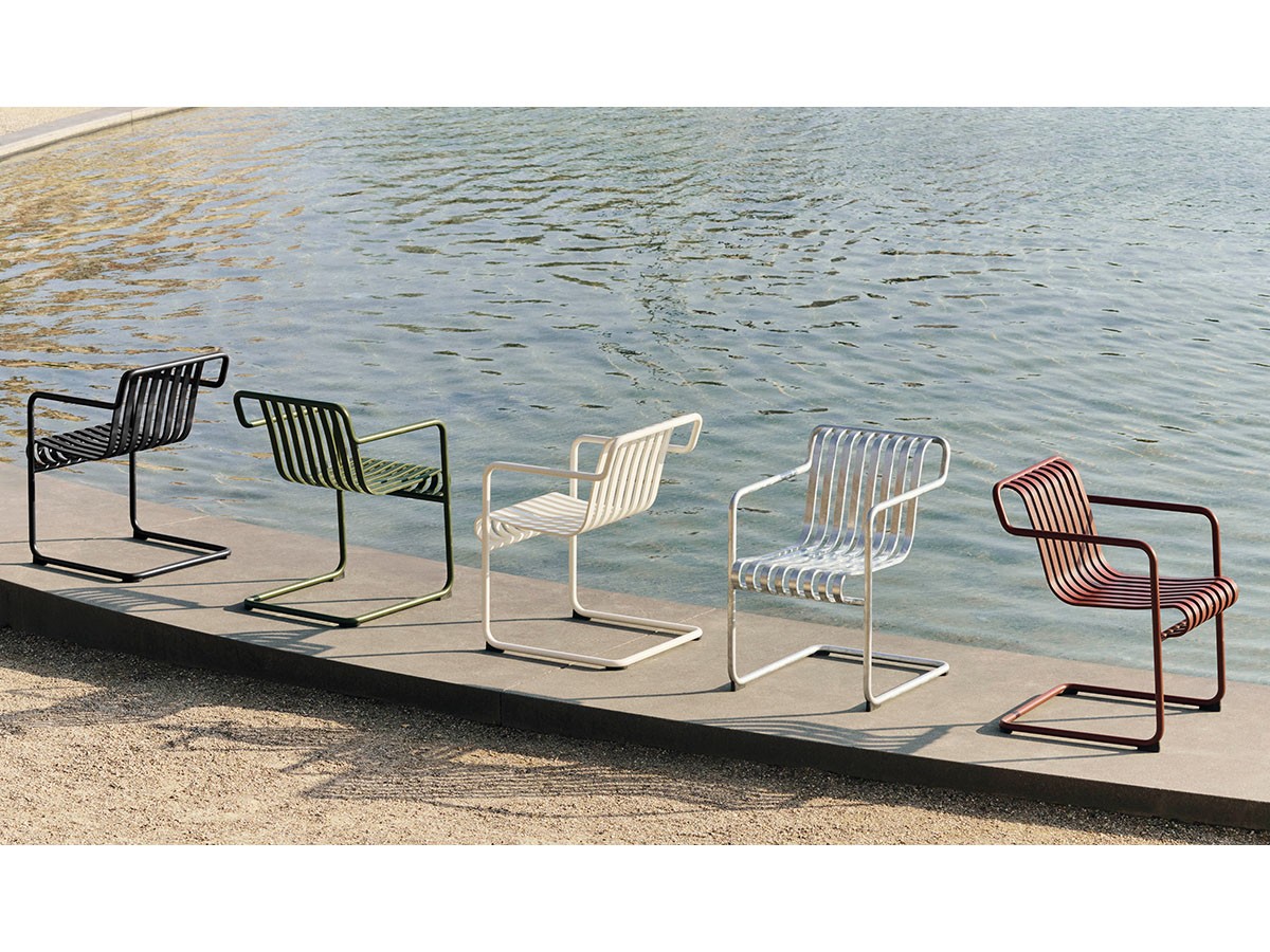 HAY PALISSADE CANTILEVER DINING ARMCHAIR / ヘイ パリサード カンチレバー ダイニング アームチェア （チェア・椅子 > ダイニングチェア） 18