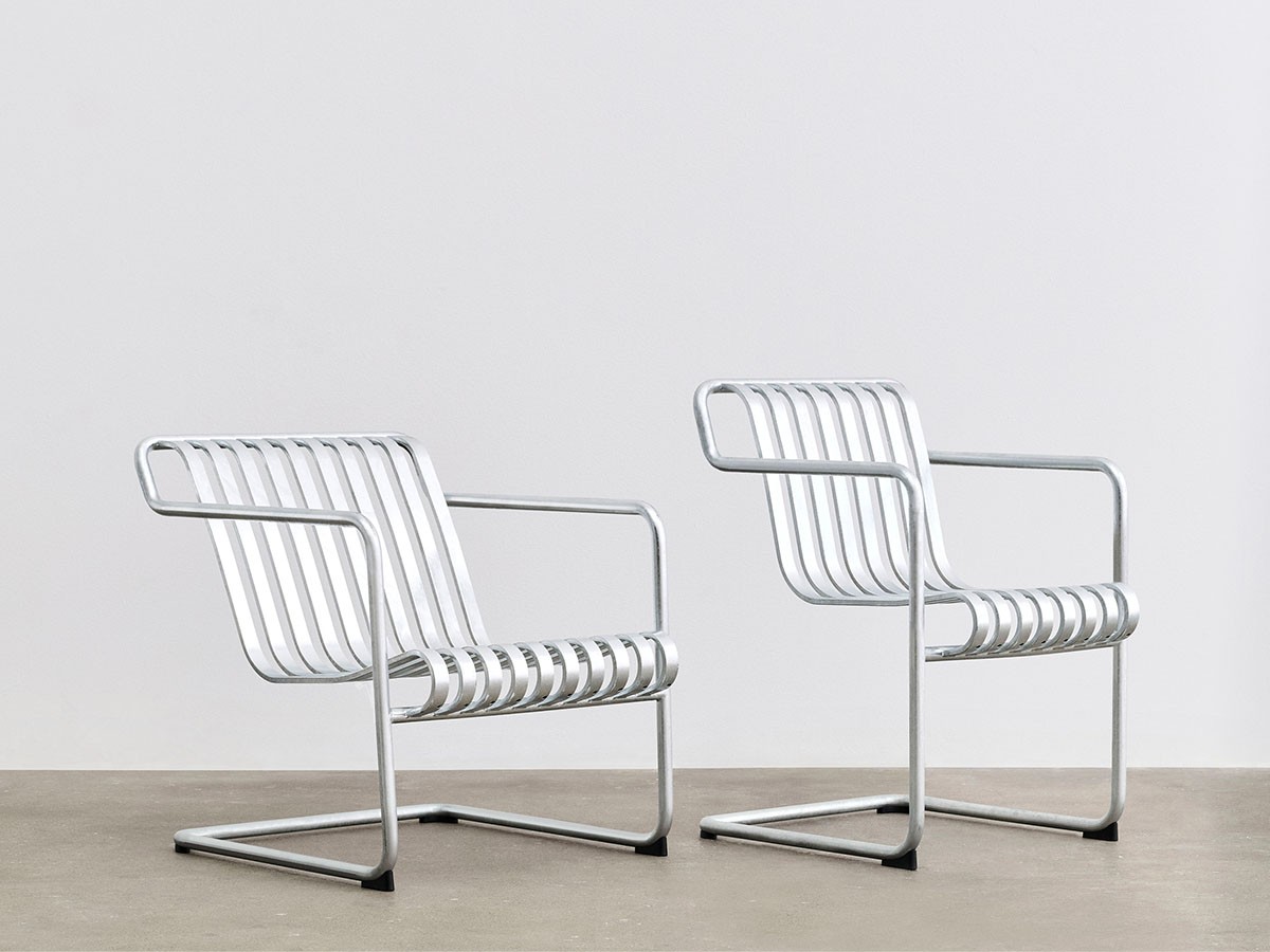 HAY PALISSADE CANTILEVER LOUNGE CHAIR LOW HOT GALVANISED / ヘイ パリサード カンチレバー ラウンジチェア ホットガルバナイズド （チェア・椅子 > ラウンジチェア） 15