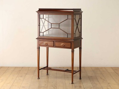 Lloyd's Antiques Real Antique Edwardian Display Cabinet / ロイズ