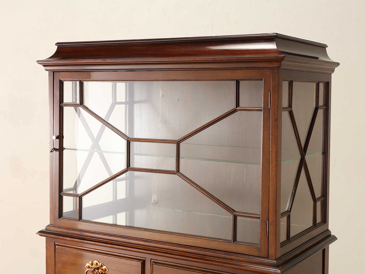Lloyd's Antiques Real Antique 
Edwardian Display Cabinet / ロイズ・アンティークス 英国アンティーク家具
エドウォーディアン ディスプレイ キャビネット QJ001093 （収納家具 > キャビネット） 7