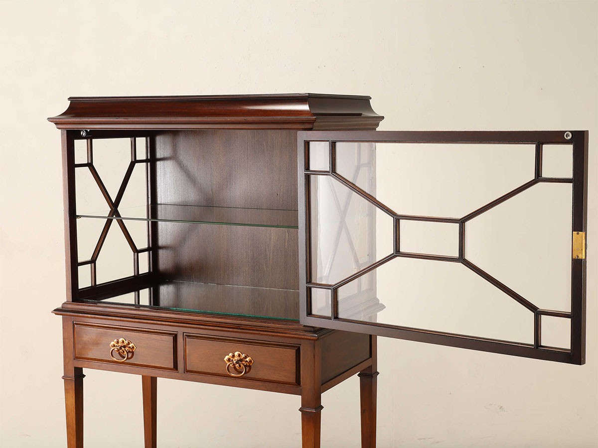 Lloyd's Antiques Real Antique 
Edwardian Display Cabinet / ロイズ・アンティークス 英国アンティーク家具
エドウォーディアン ディスプレイ キャビネット QJ001093 （収納家具 > キャビネット） 8