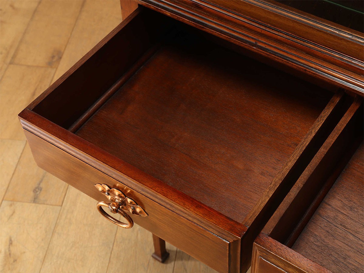 Lloyd's Antiques Real Antique 
Edwardian Display Cabinet / ロイズ・アンティークス 英国アンティーク家具
エドウォーディアン ディスプレイ キャビネット QJ001093 （収納家具 > キャビネット） 15