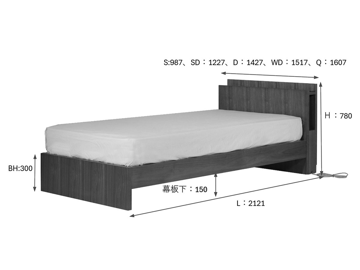 TOBI BED FRAME / トビ ベッドフレーム （ベッド・寝具 > シングルベッド） 13