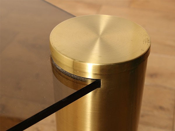 【ki-yo】ゴールドドリップ テーブル Lloyd’s Antiques Lloyd's Antiques Real Antique Glass Top Coffee Table / ロイズ