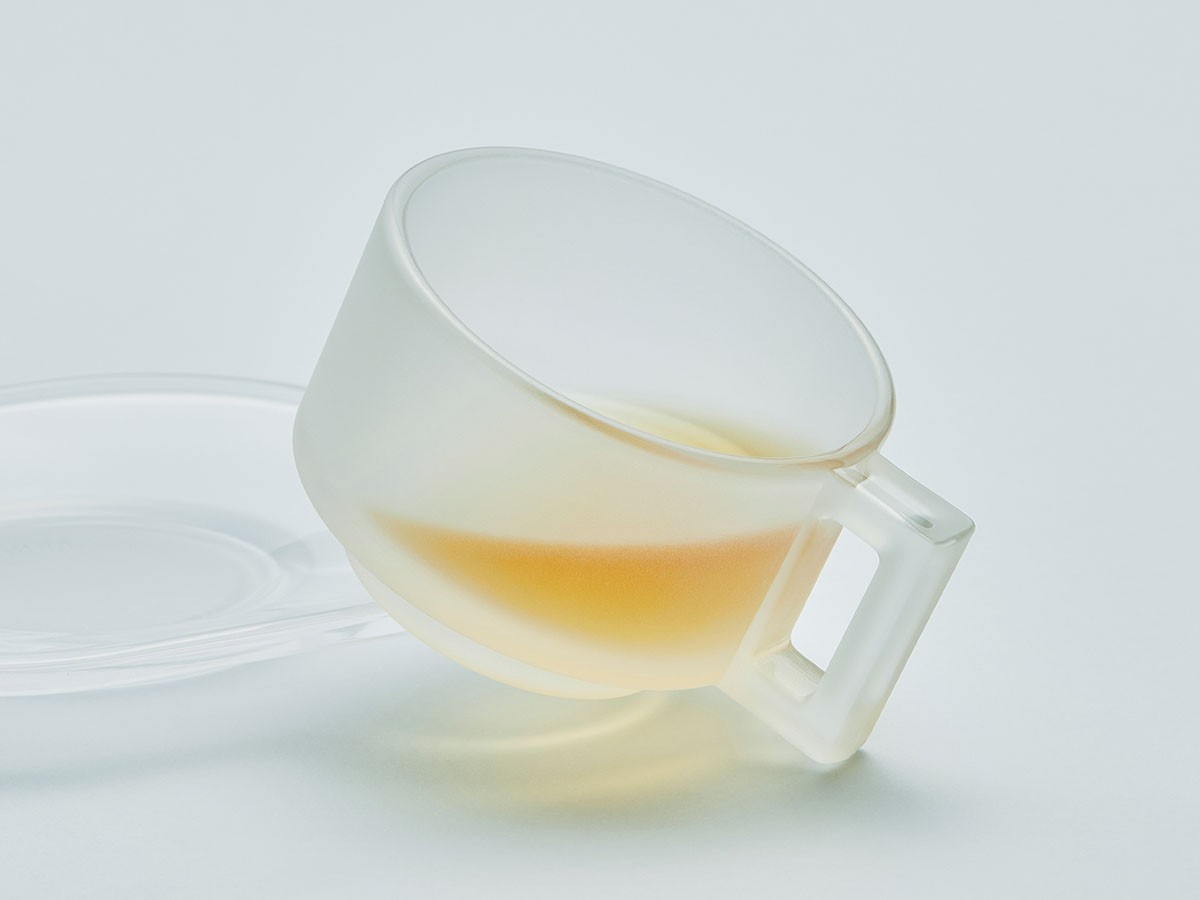 ARNO GLASS Cup & Saucer Frosted / アルノグラス カップ & ソーサー（フロステッド） （食器・テーブルウェア > コーヒーカップ・ティーカップ） 6