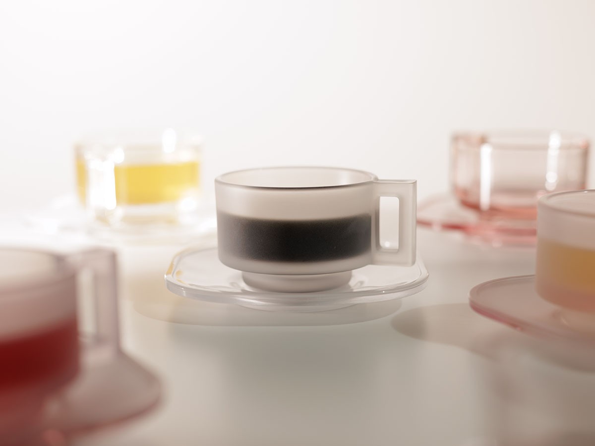 ARNO GLASS Cup & Saucer Frosted / アルノグラス カップ & ソーサー（フロステッド） （食器・テーブルウェア > コーヒーカップ・ティーカップ） 8