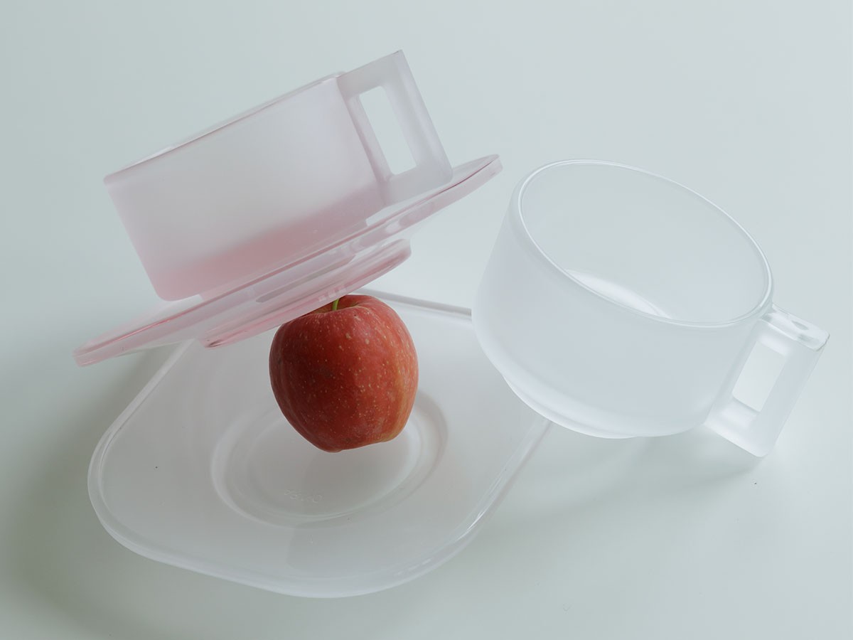 ARNO GLASS Cup & Saucer Frosted / アルノグラス カップ & ソーサー（フロステッド） （食器・テーブルウェア > コーヒーカップ・ティーカップ） 5
