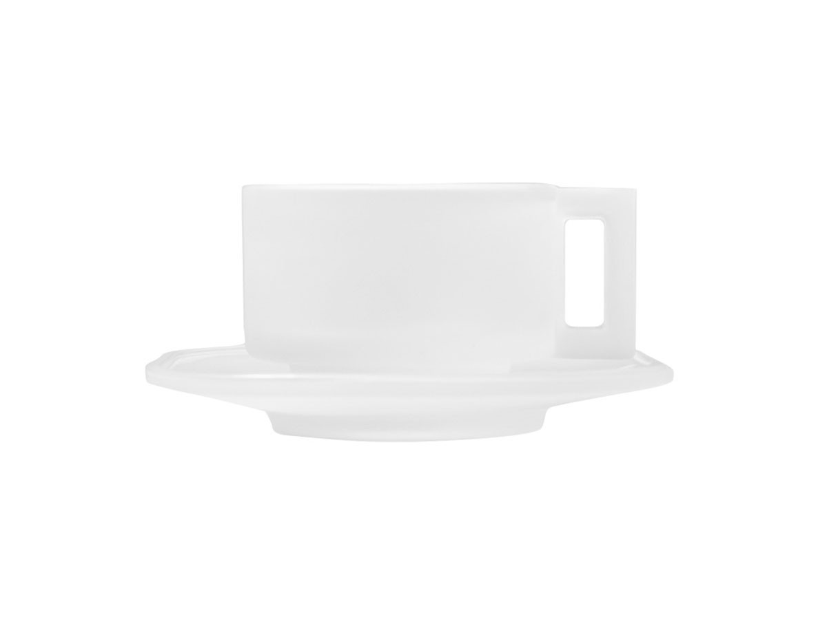 Cup & Saucer Frosted