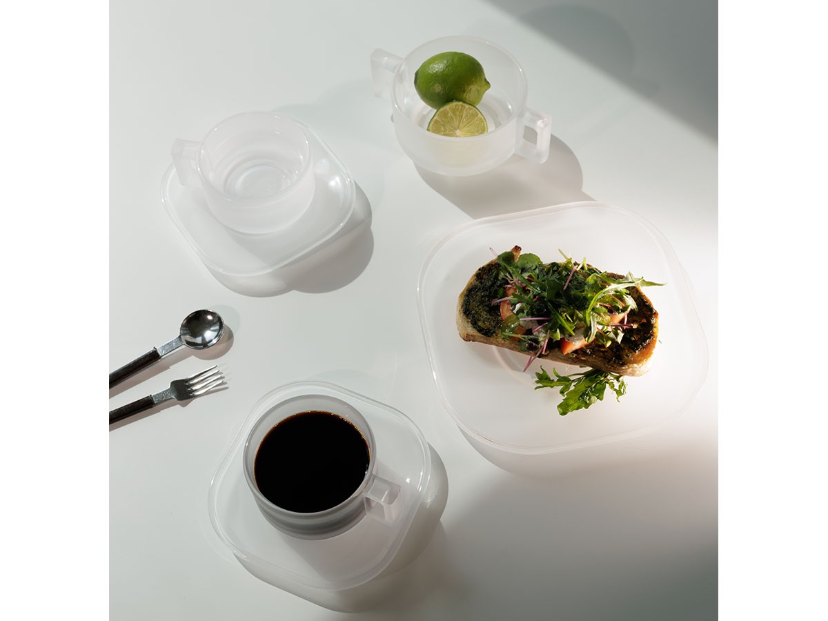 ARNO GLASS Cup & Saucer Frosted / アルノグラス カップ & ソーサー（フロステッド） （食器・テーブルウェア > コーヒーカップ・ティーカップ） 7