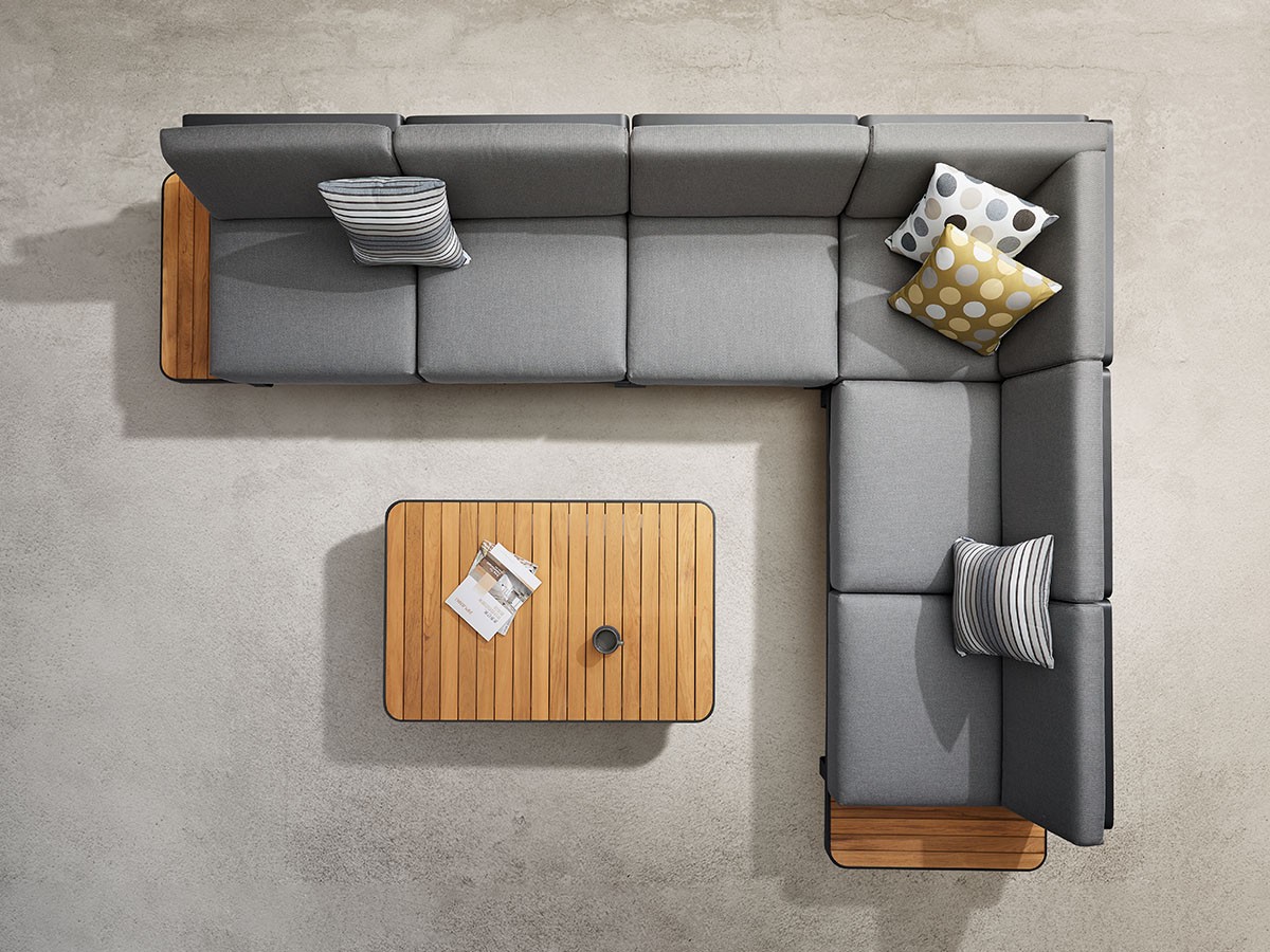 HIGOLD CARRIBEAN Sofa / ヒゴールド カリビアン 305110 ソファ アームレス （ガーデンファニチャー・屋外家具 > ガーデンソファ・アウトドアソファ） 5