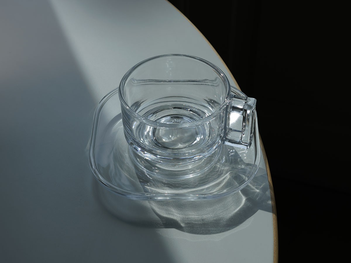 ARNO GLASS Cup & Saucer Clear / アルノグラス カップ & ソーサー（クリア） （食器・テーブルウェア > コーヒーカップ・ティーカップ） 2