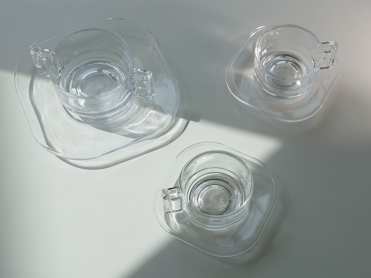 ARNO GLASS Cup & Saucer Clear / アルノグラス カップ & ソーサー（クリア） （食器・テーブルウェア > コーヒーカップ・ティーカップ） 27