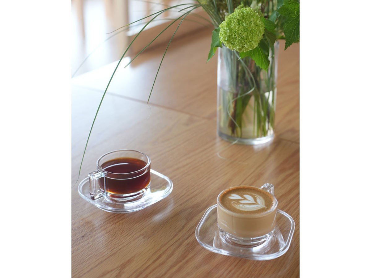 ARNO GLASS Cup & Saucer Clear / アルノグラス カップ & ソーサー（クリア） （食器・テーブルウェア > コーヒーカップ・ティーカップ） 13