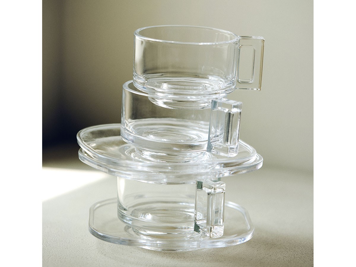 ARNO GLASS Cup & Saucer Clear / アルノグラス カップ & ソーサー（クリア） （食器・テーブルウェア > コーヒーカップ・ティーカップ） 29