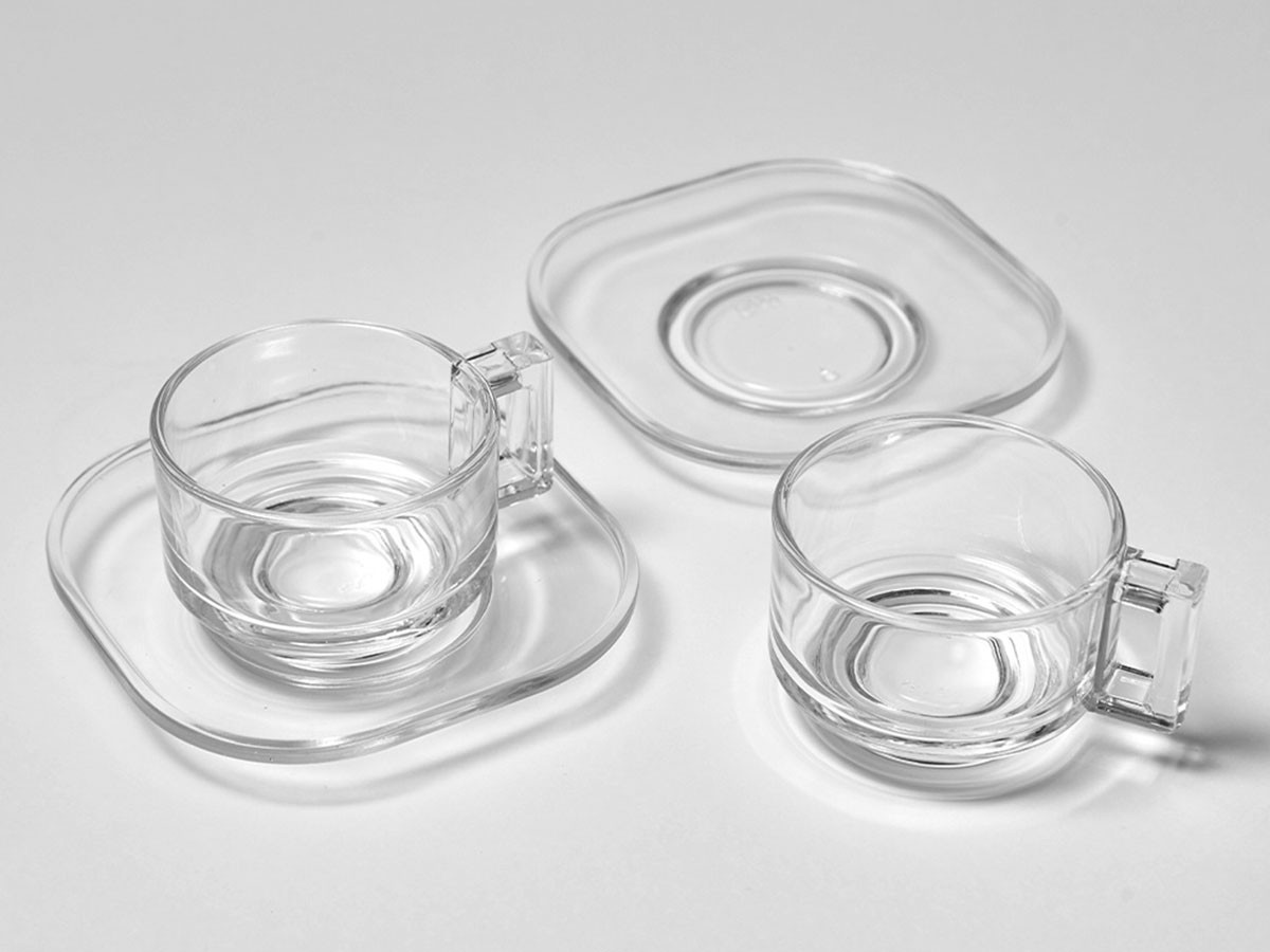 ARNO GLASS Cup & Saucer Clear / アルノグラス カップ & ソーサー（クリア） （食器・テーブルウェア > コーヒーカップ・ティーカップ） 38