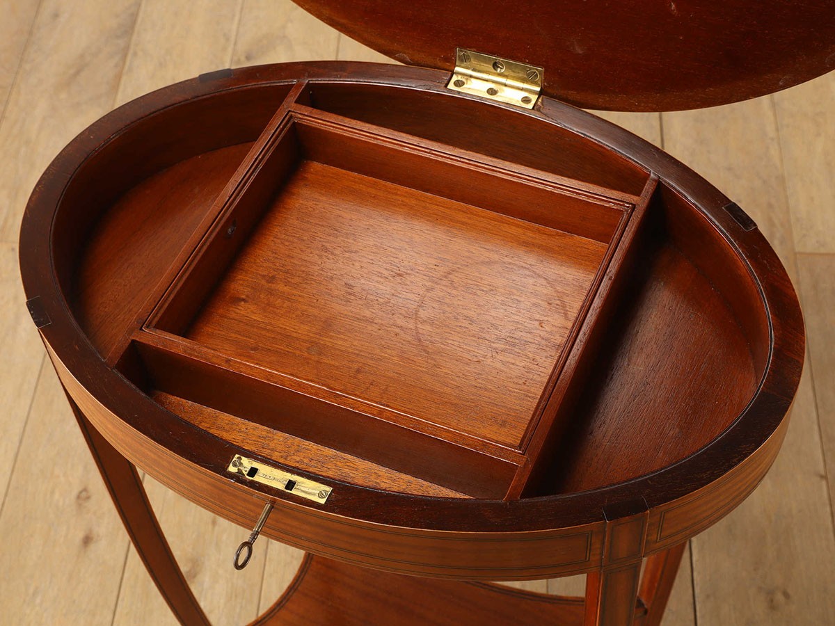 Lloyd's Antiques Real Antique 
Jewelry Side Table / ロイズ・アンティークス 英国アンティーク家具
ジュエリーサイドテーブル （テーブル > コンソールテーブル） 13