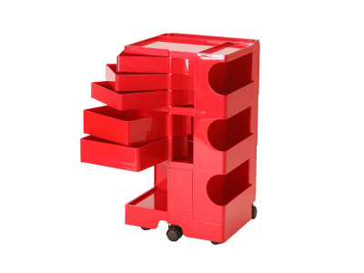 #777 キッチンワゴン3段(レッド)今日一日限りSALE 1 ステンレスキッチンワゴン3段 幅76cm