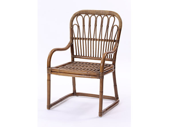 Rattan Arm Chair / ラタン アームチェア e45008 （チェア・椅子 > ダイニングチェア） 10