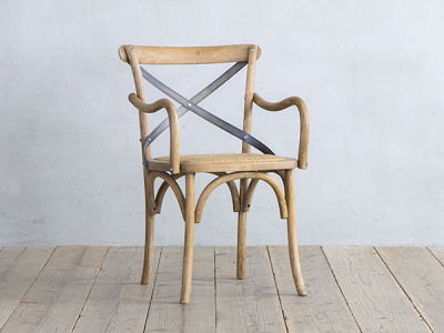 Knot antiques X-BACK ARM CHAIR III / ノットアンティークス クロス 