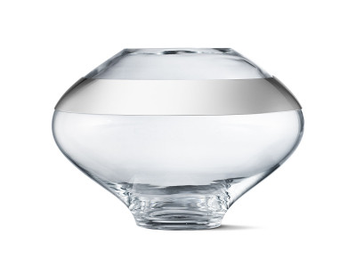 Georg Jensen Duo Round Vase ジョージ ジェンセン デュオ ラウンドヴェース 25cm インテリア 家具通販 Flymee