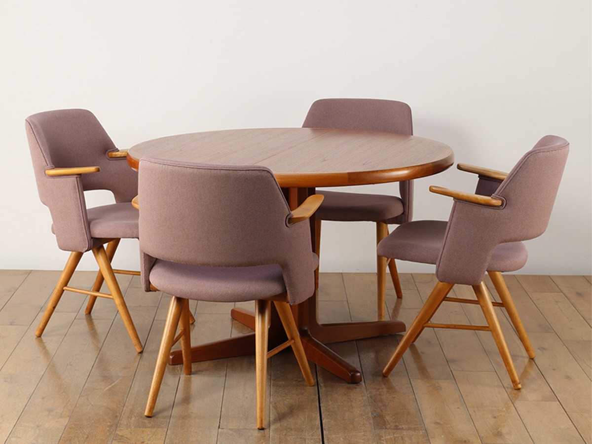 Lloyd's Antiques Real Antique 
Extension Table / ロイズ・アンティークス デンマークアンティーク家具
エクステンションテーブル QM008073 （テーブル > ダイニングテーブル） 4